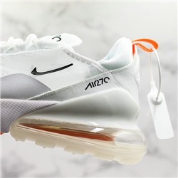 Кроссовки Nike Air Max 270 white/orange