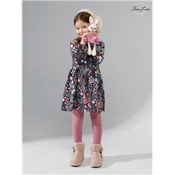 Платье Моана жемчуг на черном