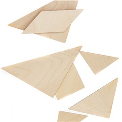 Игра головоломка деревянная «Танграм» (малая)