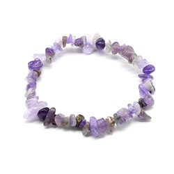 Браслет из крошки аметиста, 17см