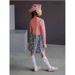 Платье Энни зефир - луговые цветы