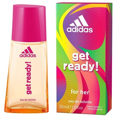 ADIDAS  GET READY 30ml edt Woman M~