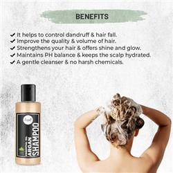 ESSENTIAL OIL ARGAN Shampoo, Luster (Шампунь для волос С ЭФИРНЫМ МАСЛОМ АРГАНЫ, Ластер), 210 мл.
