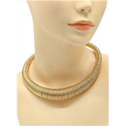 Колье-чокер металлический цв.золотистый, 40см