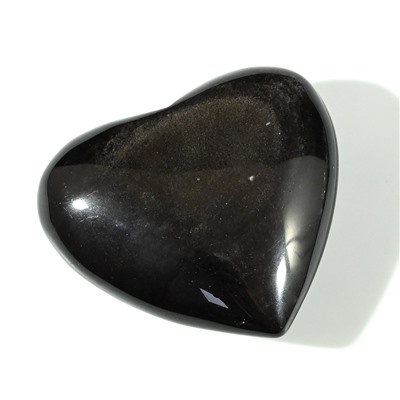 Сердце из обсидиана радужного 70*62*31мм, 152г