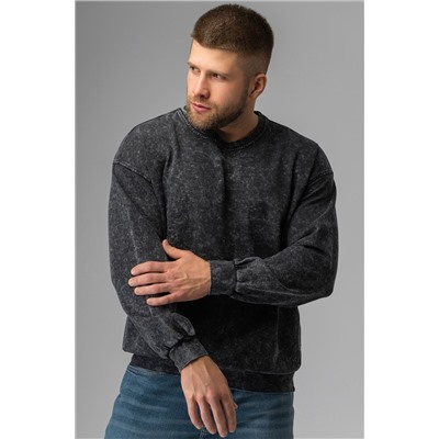 Мужской свитшот оверсайз из футера двухнитки Happyfox