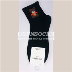 НОСКИ ЖЕНСКИЕ ХЛОПОК АССОРТИ МИНИBS W22-1