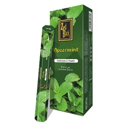 SPEARMINT Premium Incense Sticks, Zed Black (МЯТА премиум благовония палочки, Зед Блэк), уп. 20 палочек.
