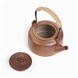 Чайник ручной работы для чайной церемонии с чайной плитой, 300 мл