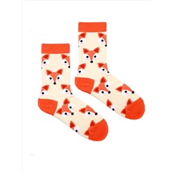 Носки р.35-40 "Niceee" Лисы