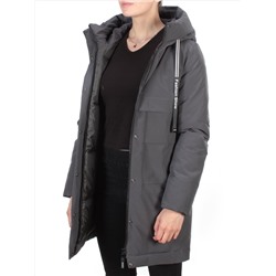 8802 DARK GRAY Пальто зимнее женское CLOUD LAG CAT  (200 гр. холлофайбер) размер M - 44 российский