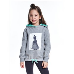 Джемпер UD 7367 серый/бирюза