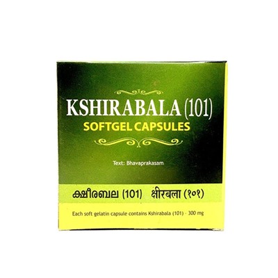 KSHIRABALA (101) Softgel Capsules, Kottakkal (КШИРАБАЛА (101), для опорно-двигательной системы, Коттаккал), 100 капс.