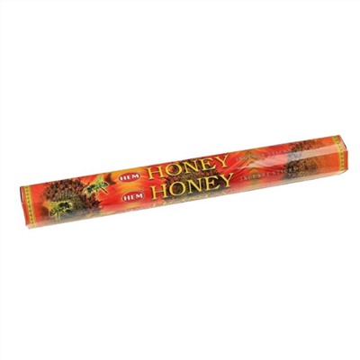 Hem Incense Sticks HONEY (Благовония МЕД, Хем), уп. 20 палочек.