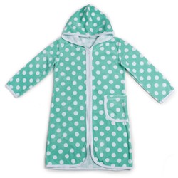 Халат велюровый с капюшоном