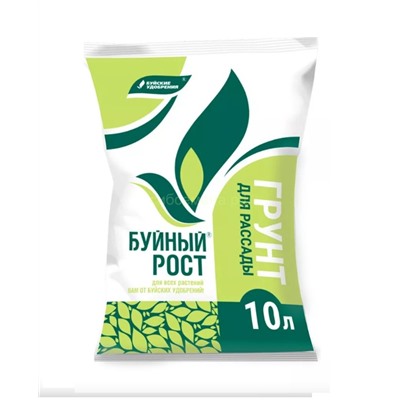 Грунт для Рассады БУЙный рост 10л БХЗ