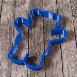 Вырубка для пряника "Мишка обнимашки" пластик, 11 см