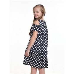 Платье 22-7180 т.синий.горох