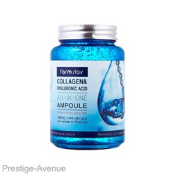 Farm Stay Ампульная сыворотка с гиалуроновой кислотой и коллагеном Collagen Hyaluronic Acid All-In-One Ampoule 250 гр