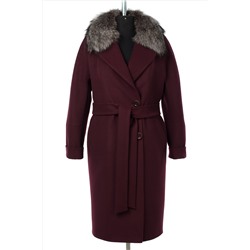 02-3057 Пальто женское утепленное (пояс)