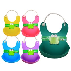 Слюнявчик силиконовый Nicole Baby