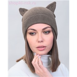 S 713 Шапка с ушками (56-58)