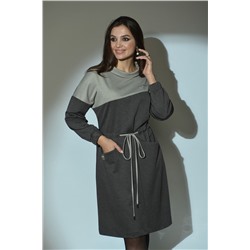Angelina 609 серый_графит, Платье