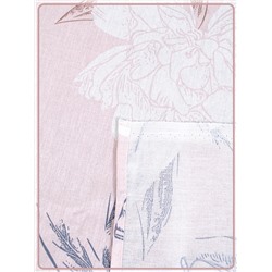 Простыня Ивановская бязь Симфония вид 7 пудровый