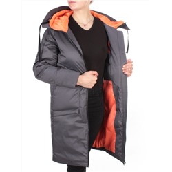 GWD21336P DARK GRAY Пальто зимнее женское PURELIFE (200 гр .холлофайбер) размеры 46-48-50-52-54