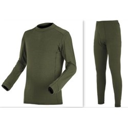 Термобельё в комплекте (фуфайка. кальсоны) Hobo Pro DryWarm стрейч-флис хаки