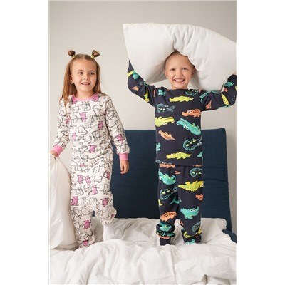 Пижама из футера с начесом для мальчика Happyfox