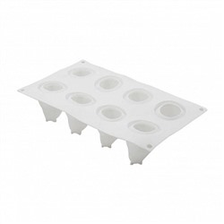 Форма для муссовых десертов Груша 8 ячеек, Silikolove