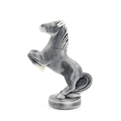 Фигурка из мрамолита "Конь на дыбах маленький" 45*23*60мм