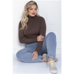 Водолазка Зимняя история (шоколад) Б14535-20М