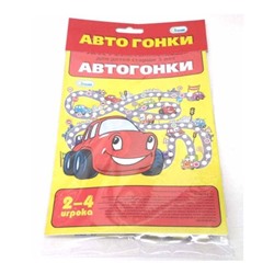 Настольная игра-ходилка "Авто Гонки" 25,5х15см SH ge10545
