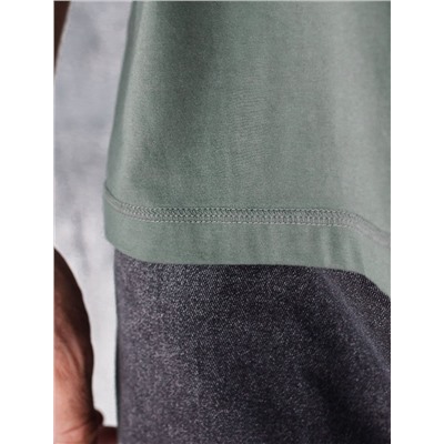 Футболка базовая полуприлегающая из премиального хлопка с эластаном