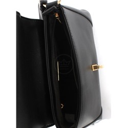 Сумка женская искусственная кожа DJ-cm 6756-BLACK,  1отд,  плечевой ремень,  черный 256052