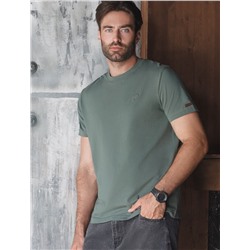 Футболка базовая полуприлегающая из премиального хлопка с эластаном