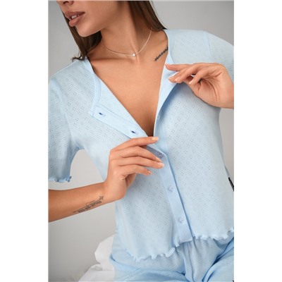 Женская пижама с шортами из ажурного хлопка Happyfox