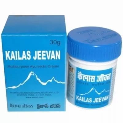 KAILAS JEEVAN (Аюрведический крем-бальзам КАЙЛАШ ДЖИВАН), 30 г.