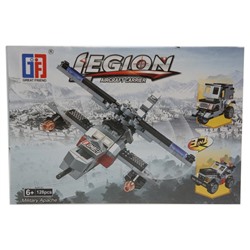 Конструктор Legion 3в1 Самолет 128дет. 19*13см / коробка 123-285