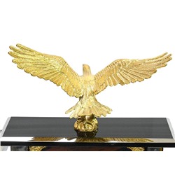 Настольный набор из обсидиана "Орел" 650*360*305мм.