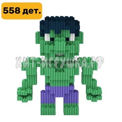 Конструктор 3D из миниблоков Халк 631 дет. HBD3048, HBD3048