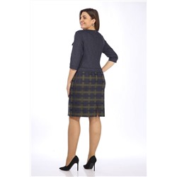 Lady Style Classic 900/2 синий_с_зеленым, Платье