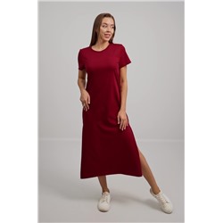 Однотонное женское платье-футболка Happyfox