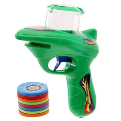 Пистолет «Диско страйк», стреляет дисками, цвета МИКС