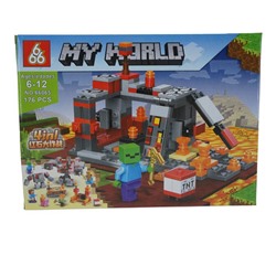 Конструктор My World 4в1 176дет. 26*19см / коробка 66065-1