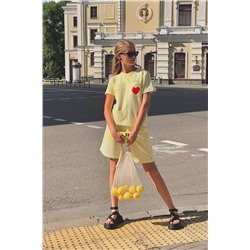 i3i Fashion 402/2 желтый, Шорты,  Футболка