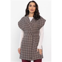 Жилет костюмный из твида Жюлли (кофе) Б14489-4М