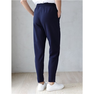 Брюки из тонкого премиального футера с эластаном